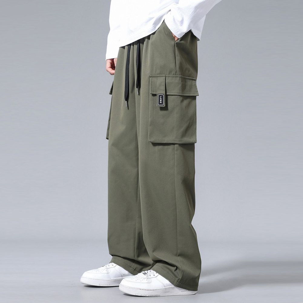 Functional Men's Casual Cargo Pants with Roomy Pockets and Flexibility - Picture 20 of 72