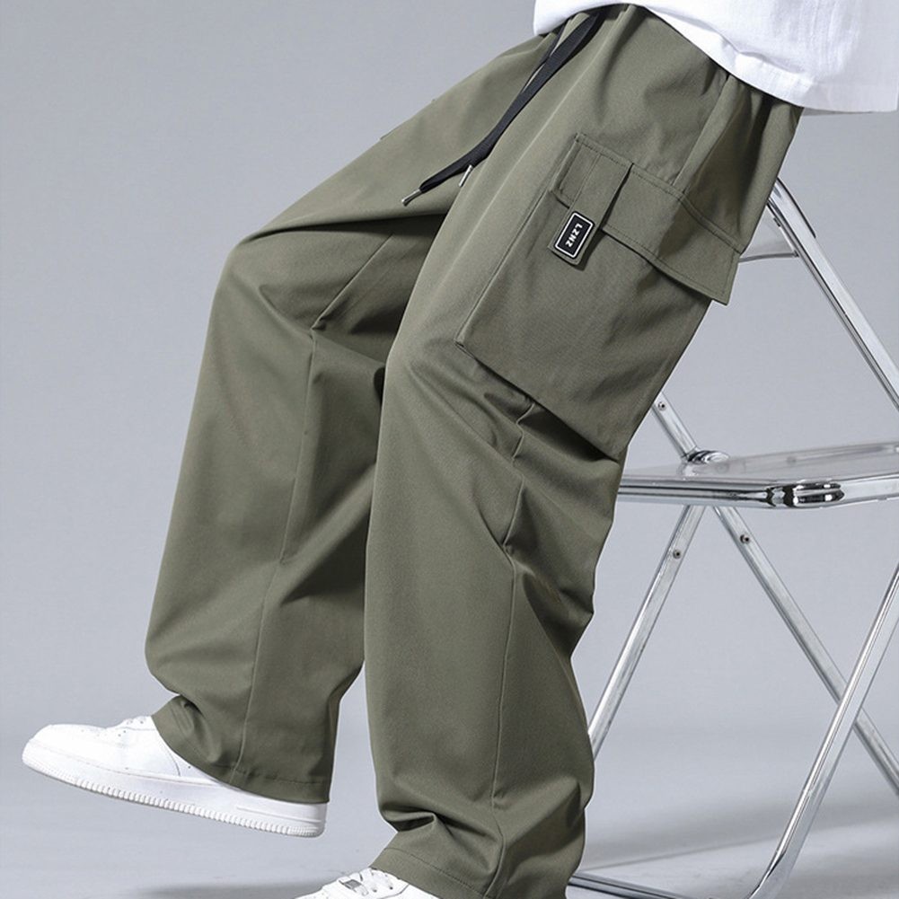 Functional Men's Casual Cargo Pants with Roomy Pockets and Flexibility - Picture 15 of 72