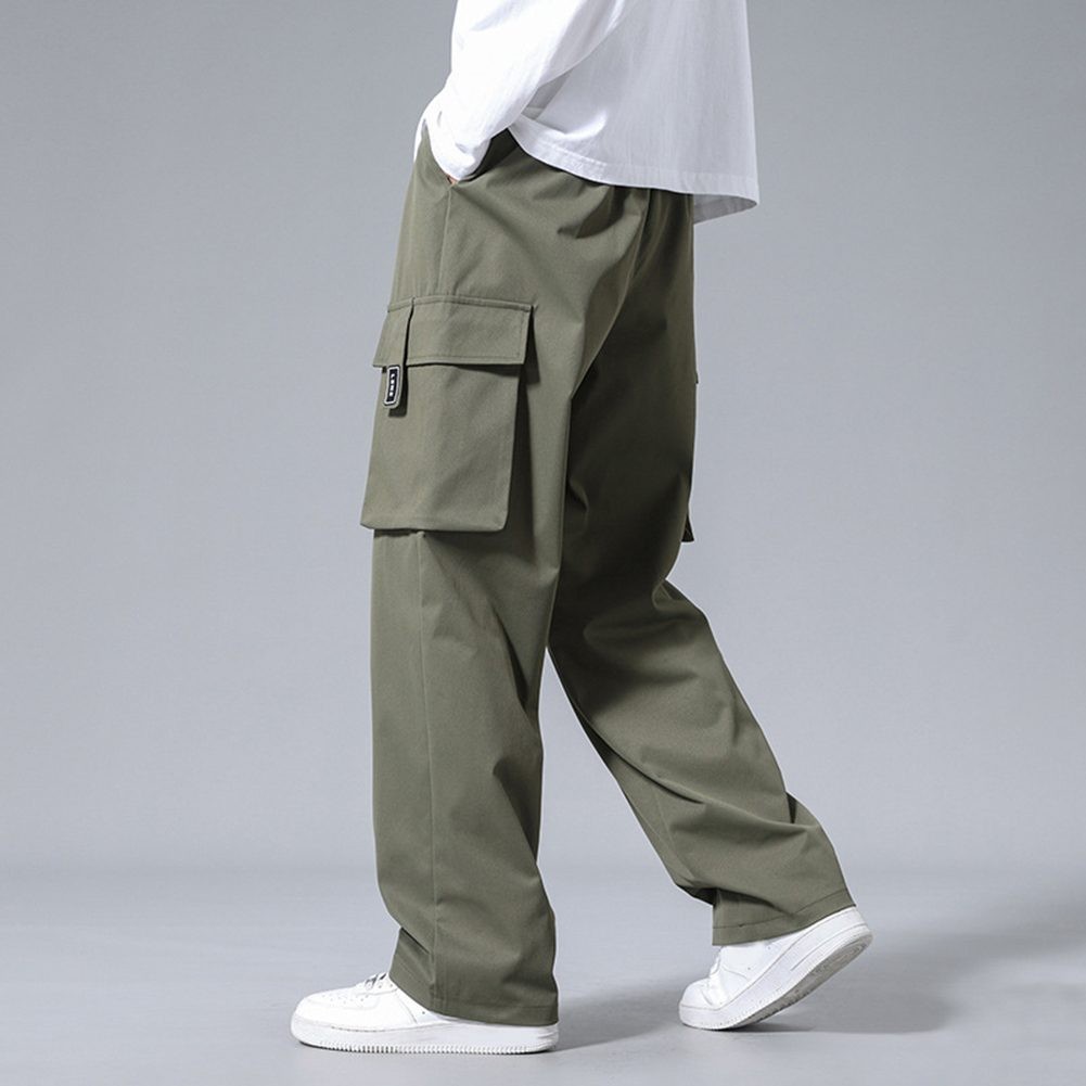Functional Men's Casual Cargo Pants with Roomy Pockets and Flexibility - Picture 23 of 72