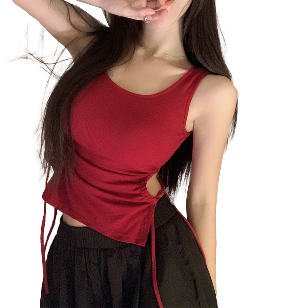 Summer Vest for Women with Side Drawstrings and Built in Chest Support - Bild 25 von 35