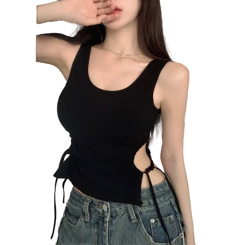 Summer Vest for Women with Side Drawstrings and Built in Chest Support - Bild 13 von 35