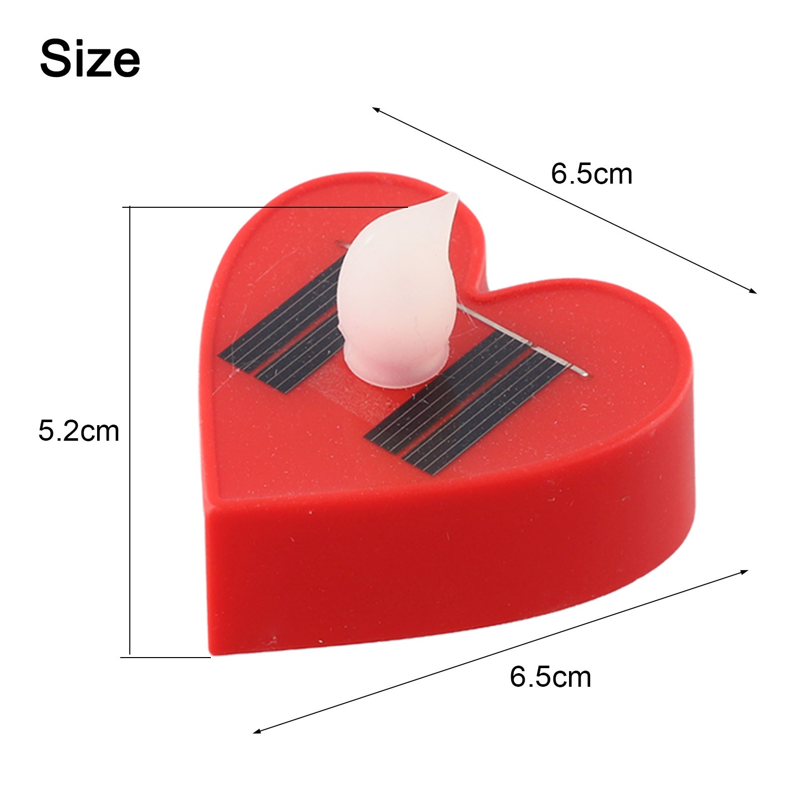 Lumi��res de Jardin Solaires Imperm��ables avec Amour Design 6pcs Solution boutiques D��co