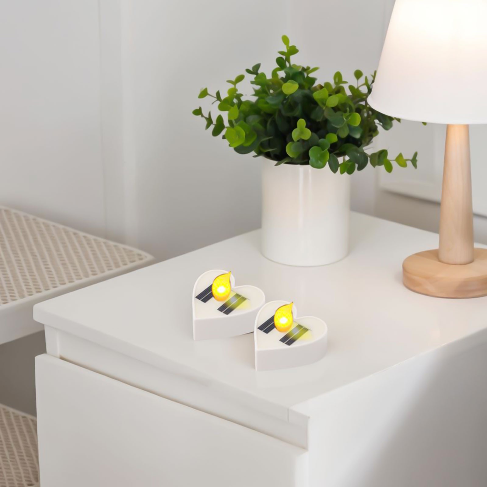 Lumi��res de Jardin Solaires Imperm��ables avec Amour Design 6pcs Solution D��co officiel
