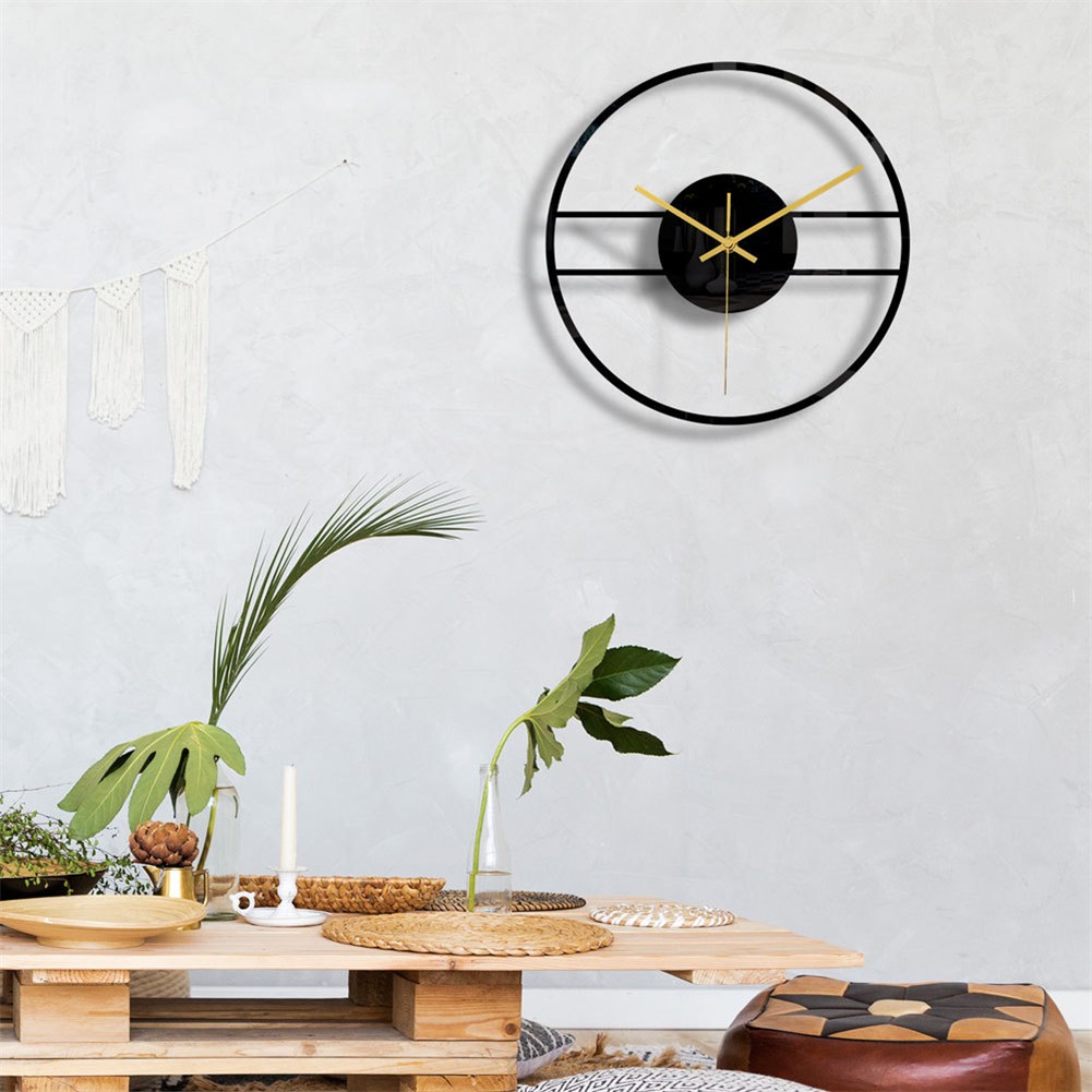 Functional and Stylish 12 Inch Acrylic Round Wall Clock For Your Space