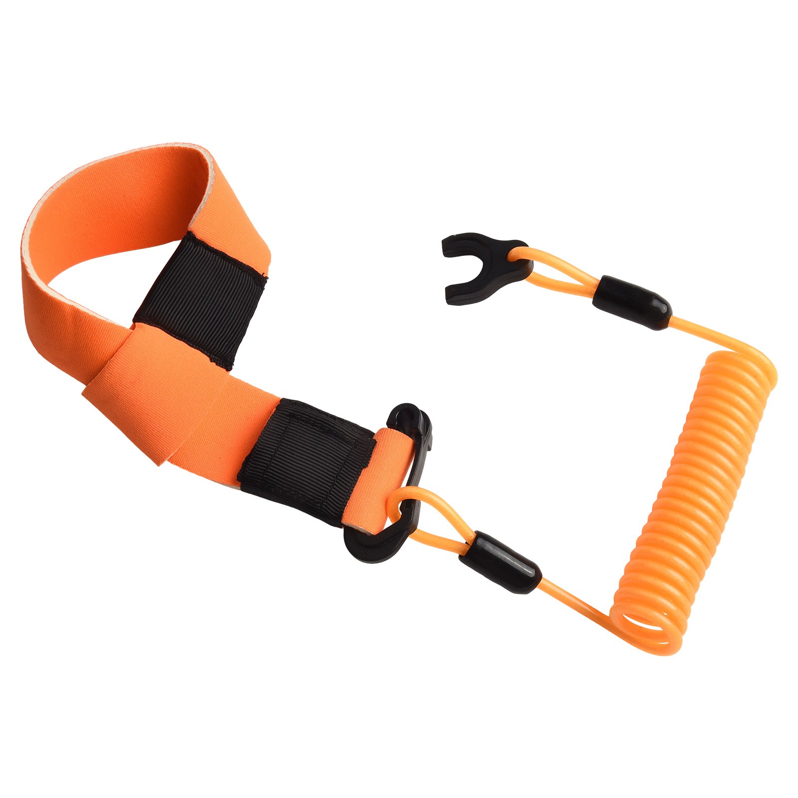 Nylon and Neoprene Construction Kill Switch Lanyard for Safe Boating Use