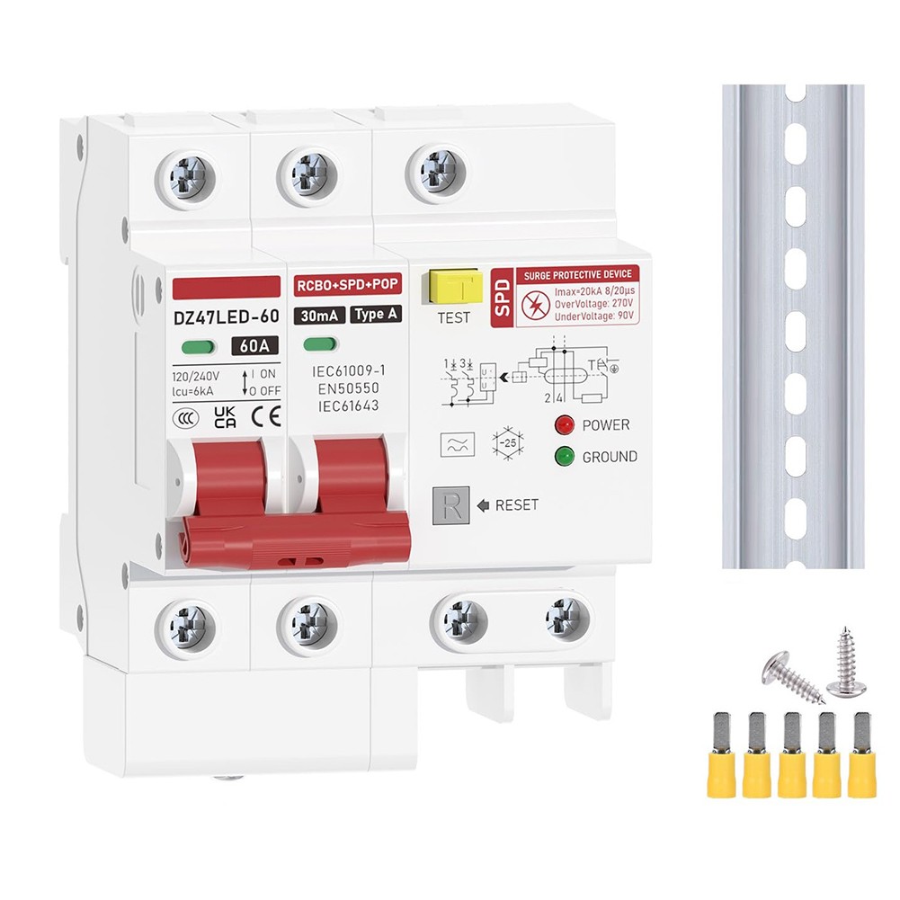 High Performance Type A Leakage Protector with Surge and Flash Safety Standards - Bild 8 von 8