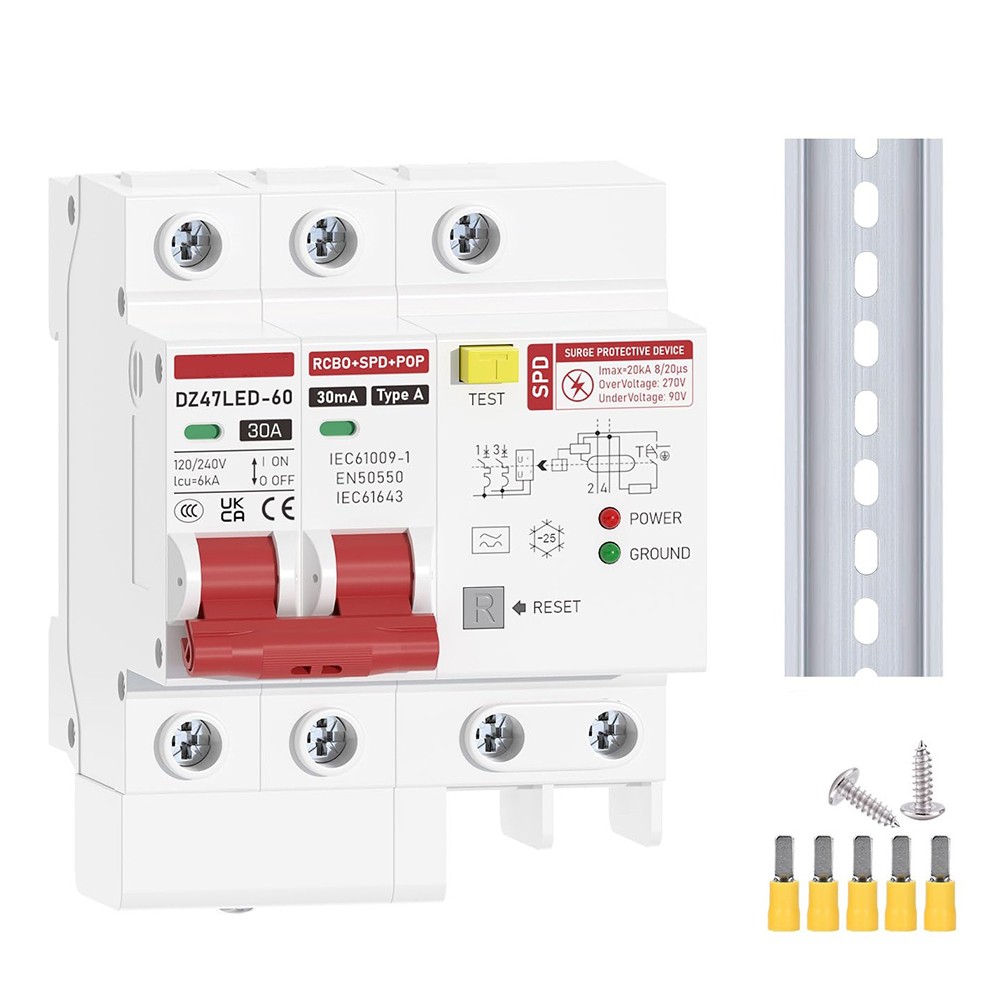 High Performance Type A Leakage Protector with Surge and Flash Safety Standards - Bild 7 von 8