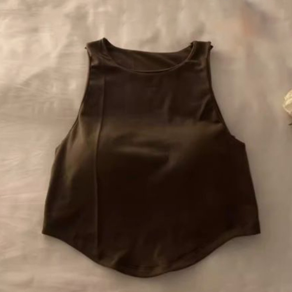 Cotton Basic Sling Top with Irregular Hem A Wardrobe Essential for Women - Picture 16 of 17