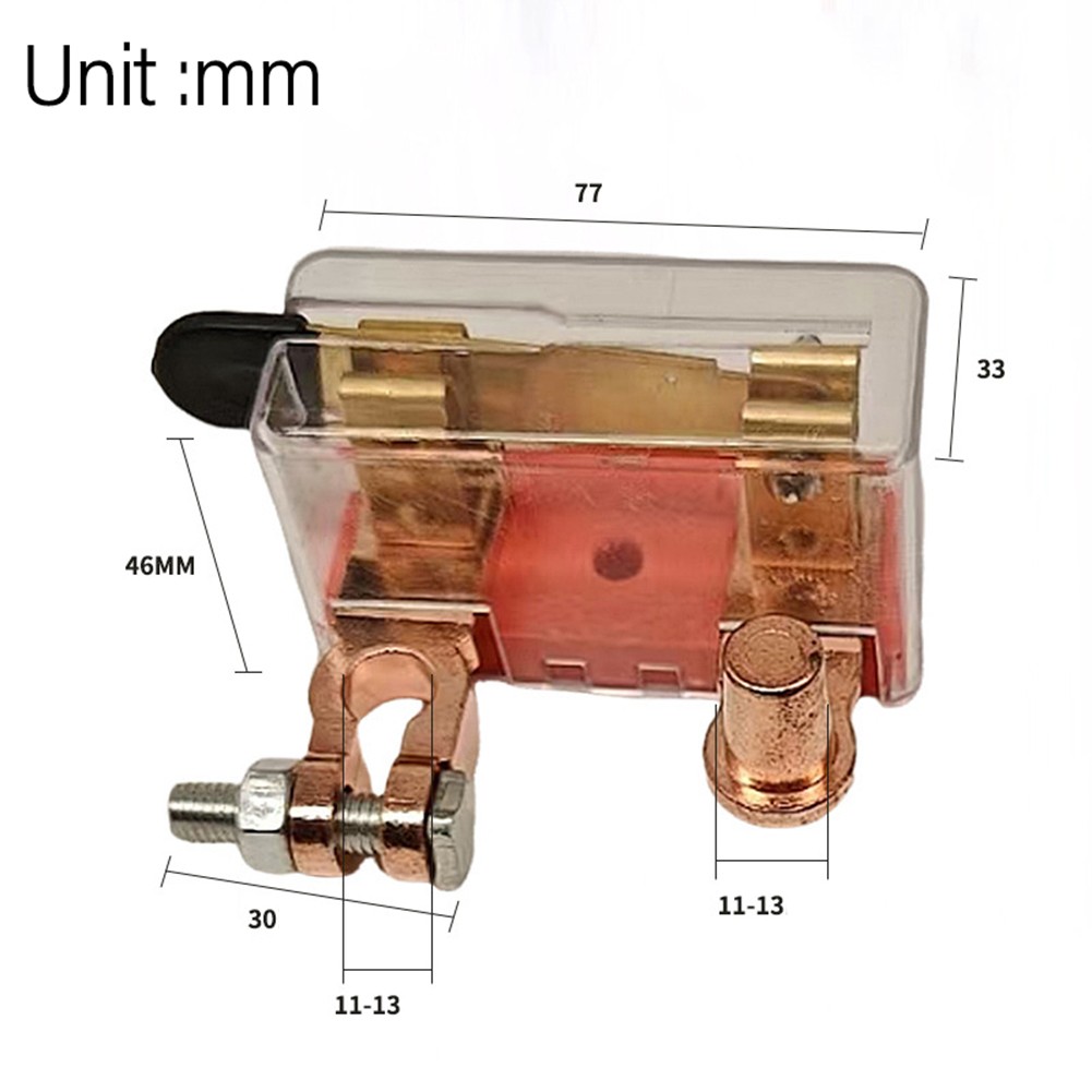 Simplified Vehicle Maintenance Efficient Alloy Battery Disconnect Switch