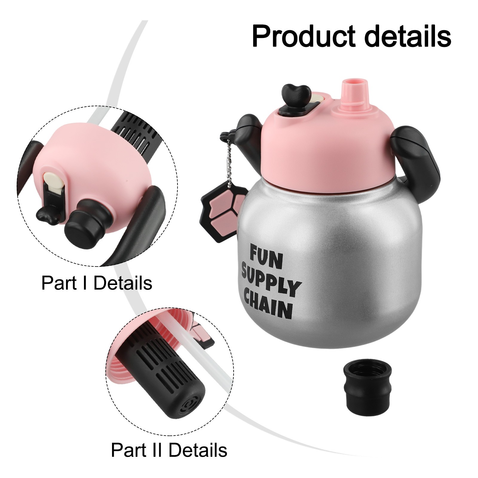 Nachhaltige Trinkflasche mit den wiederverwendbaren 680ml Big Belly Edelstahlfla - Bild 13 von 27
