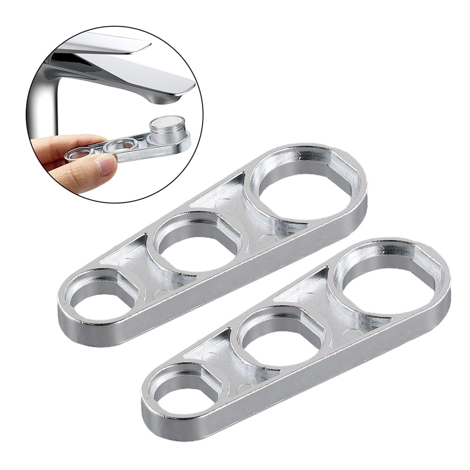 Verstellbarer Wasserhahn-Siebschlüssel mit ergonomischem Griff für Komfort und - Bild 28 von 32