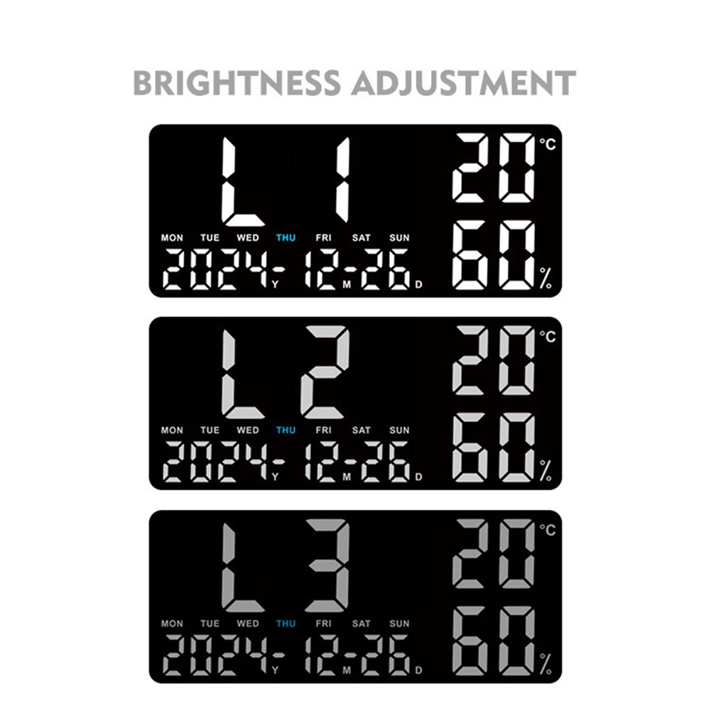 Digital Alarm Clock with Countdown Days Feature for Special Events Tracking - Picture 14 of 38