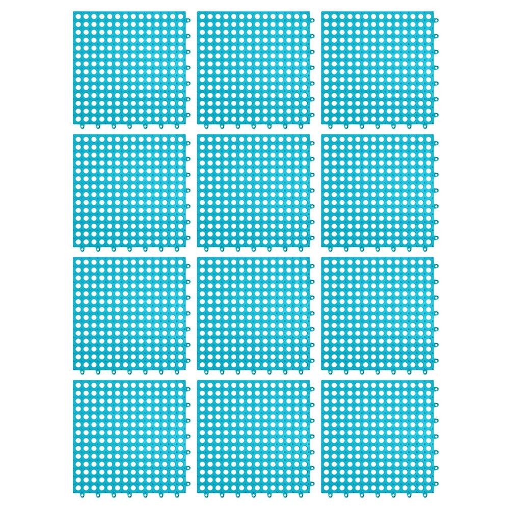 Reliable Drainage Mats 12 Pack Nonslip Interlocking for Indoor and Outdoor Use - Picture 40 of 40