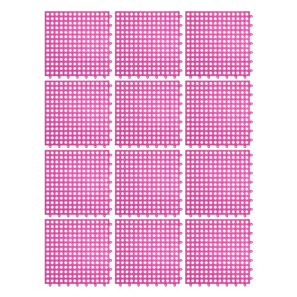 Reliable Drainage Mats 12 Pack Nonslip Interlocking for Indoor and Outdoor Use - Picture 32 of 40
