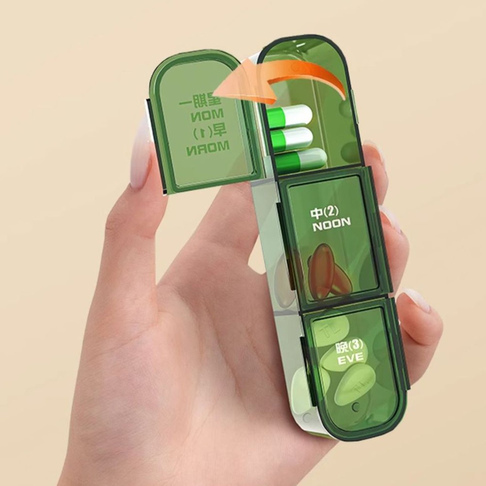 Elderly Medication Reminder Box with Multiple Compartments for Daily Doses - Picture 28 of 31