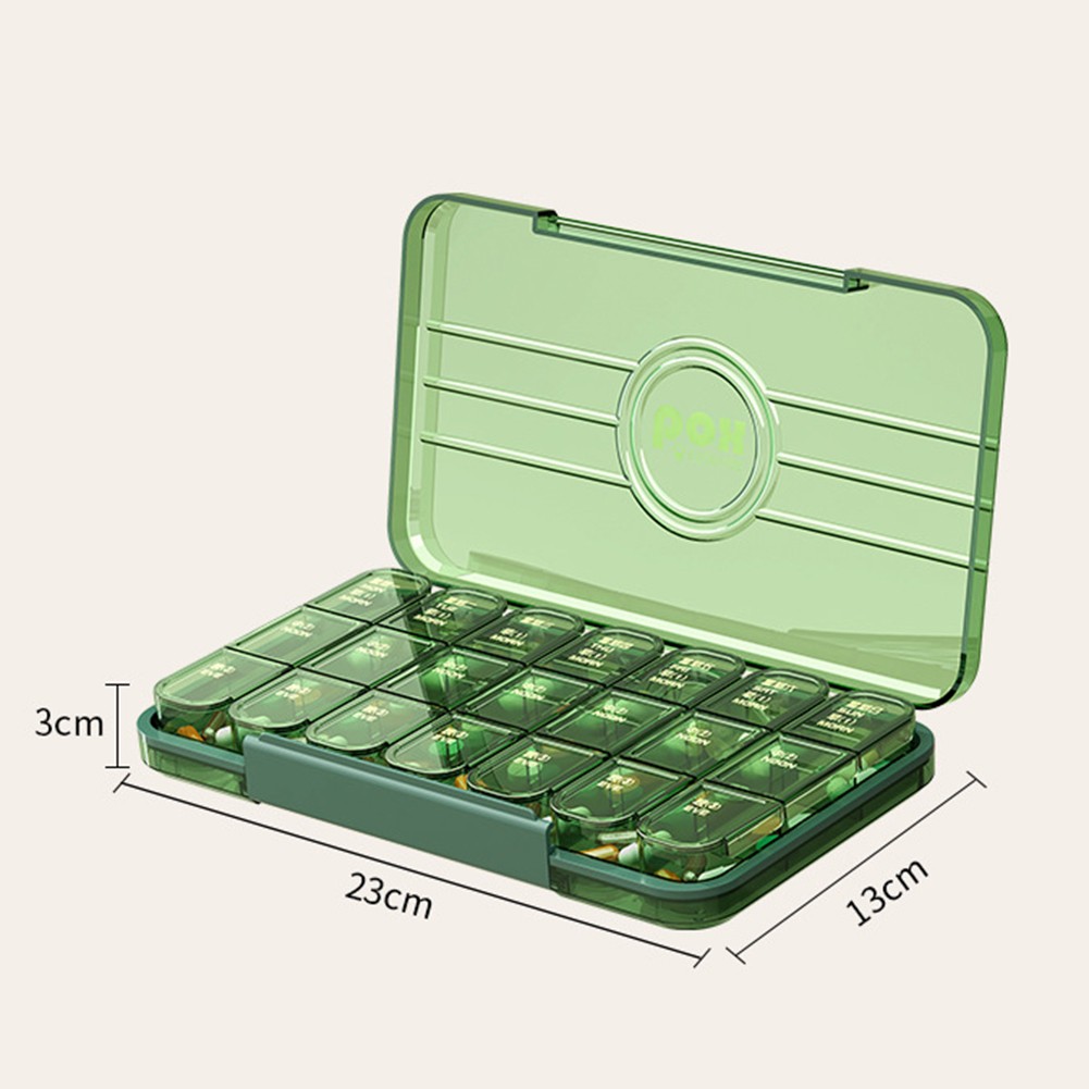 Elderly Medication Reminder Box with Multiple Compartments for Daily Doses - Picture 23 of 31