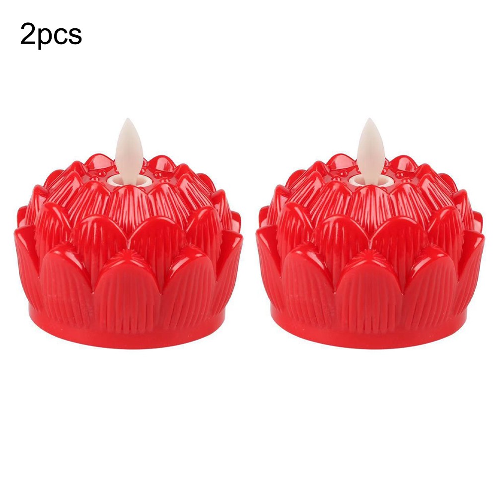 Aesthetic Lotus Candle Lamp Enhance Relaxation in Any Room with Warm Glow - Picture 14 of 22