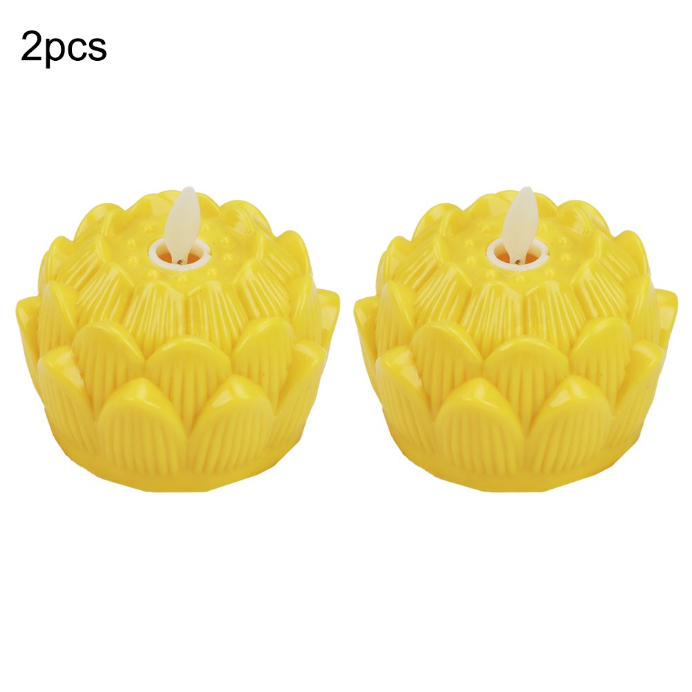Aesthetic Lotus Candle Lamp Enhance Relaxation in Any Room with Warm Glow - Picture 17 of 22