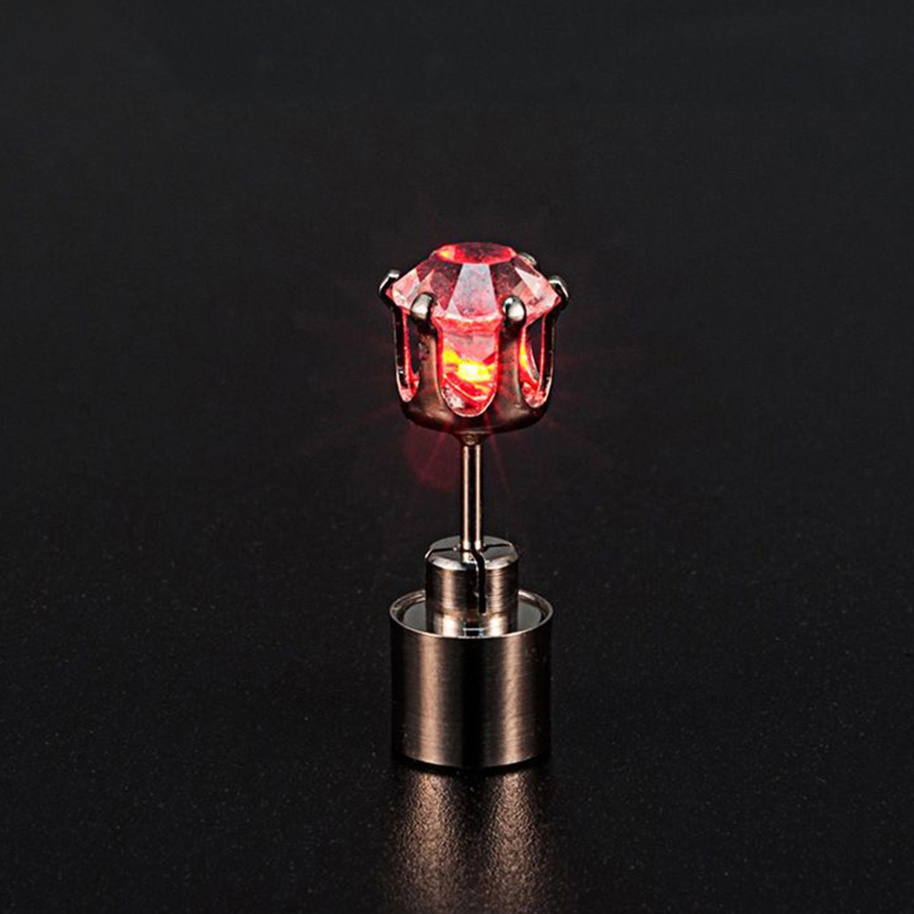 Bunte LED Ohrringe mit Zirkon f��r Fashion Forward Damen Accessoires - Bild 13 von 20