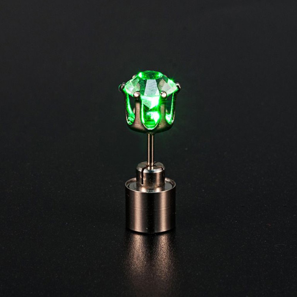 Bunte LED Ohrringe mit Zirkon f��r Fashion Forward Damen Accessoires - Bild 15 von 20