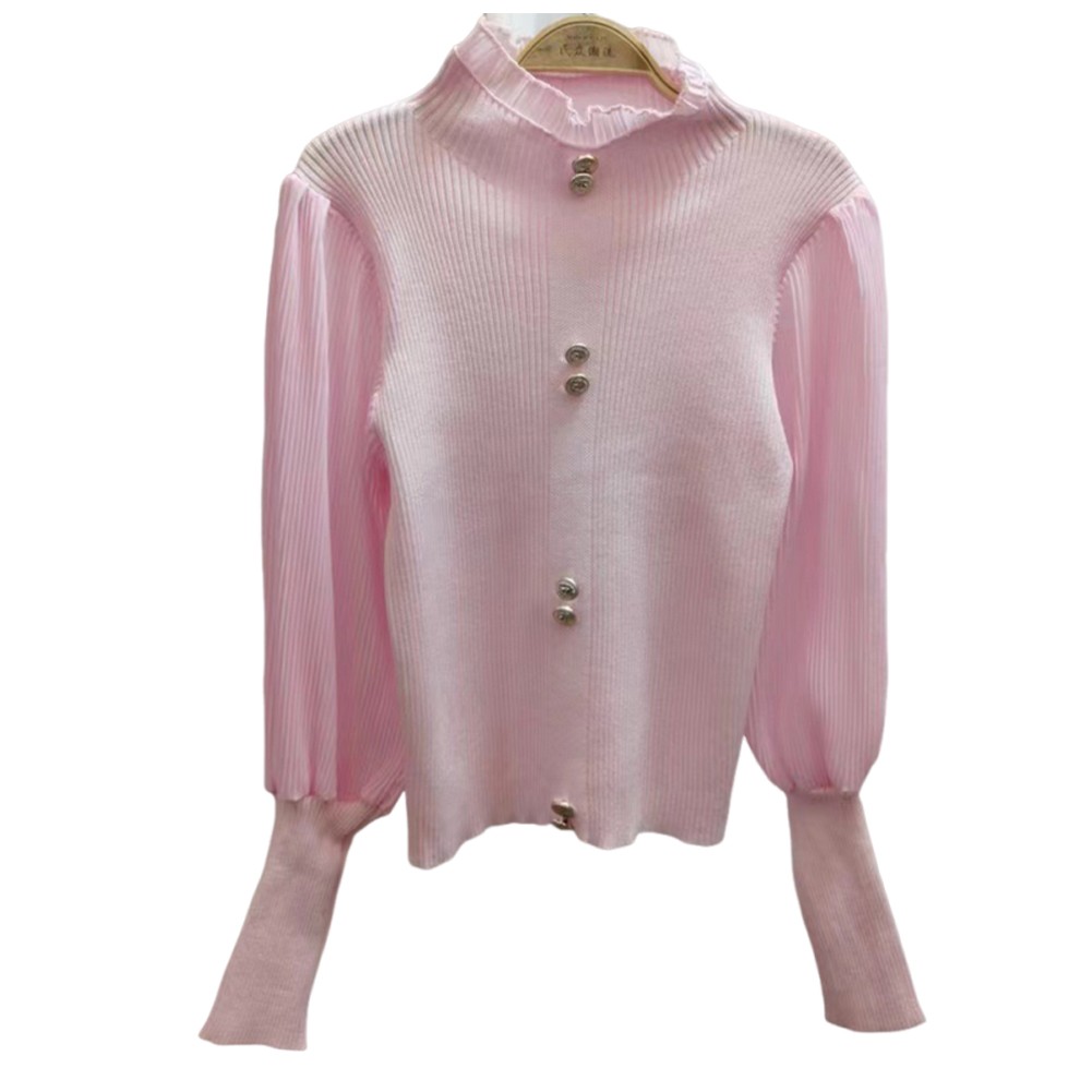 Korean Style Long Sleeve Turtleneck Cardigan for Women Vintage Fashion - Picture 33 of 33