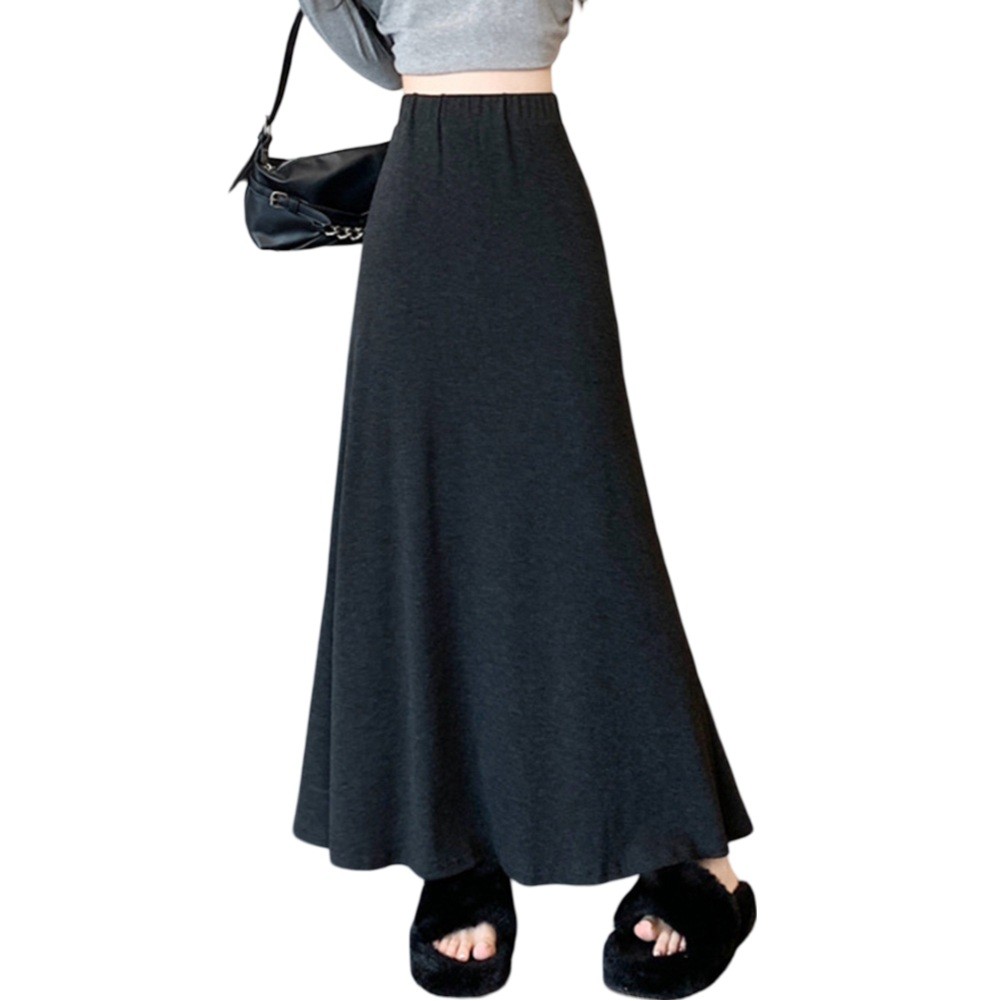Fashion Forward Damen hohe Taille drapiert A-Linie Rock ideal für jeden Anlass - Bild 21 von 56