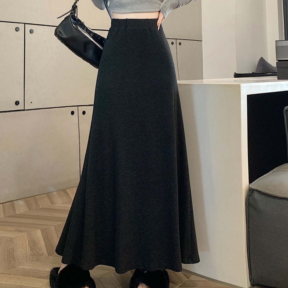 Fashion Forward Damen hohe Taille drapiert A-Linie Rock ideal für jeden Anlass - Bild 16 von 56