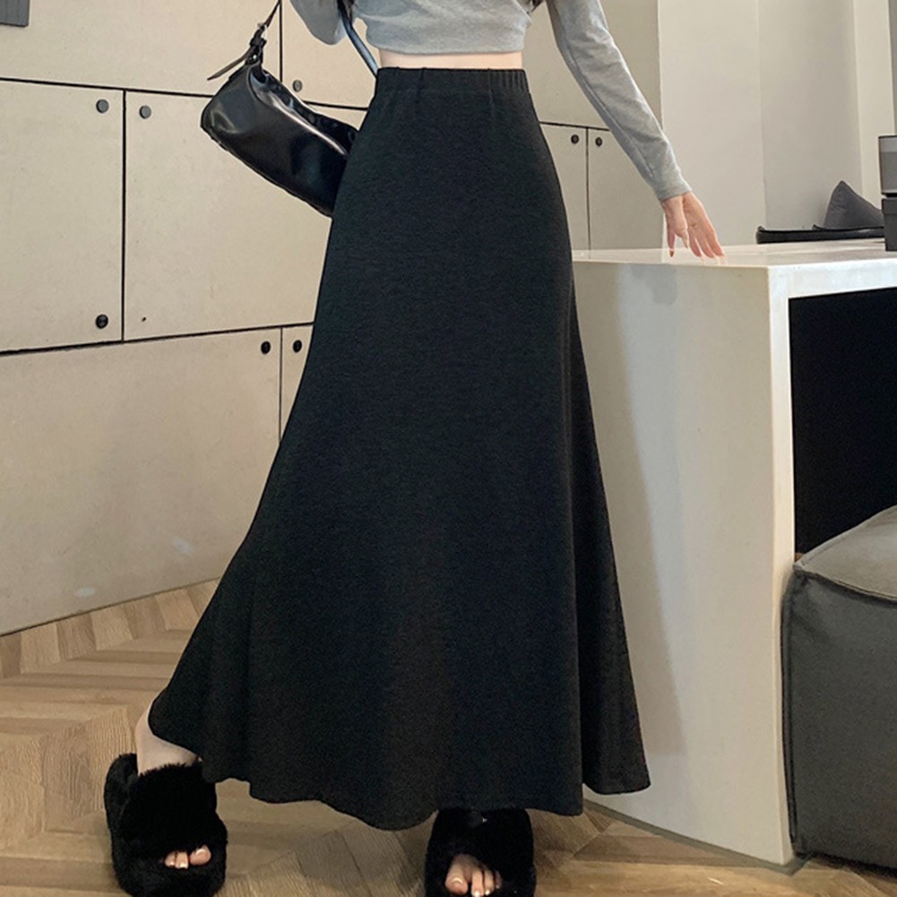 Fashion Forward Damen hohe Taille drapiert A-Linie Rock ideal für jeden Anlass - Bild 13 von 56