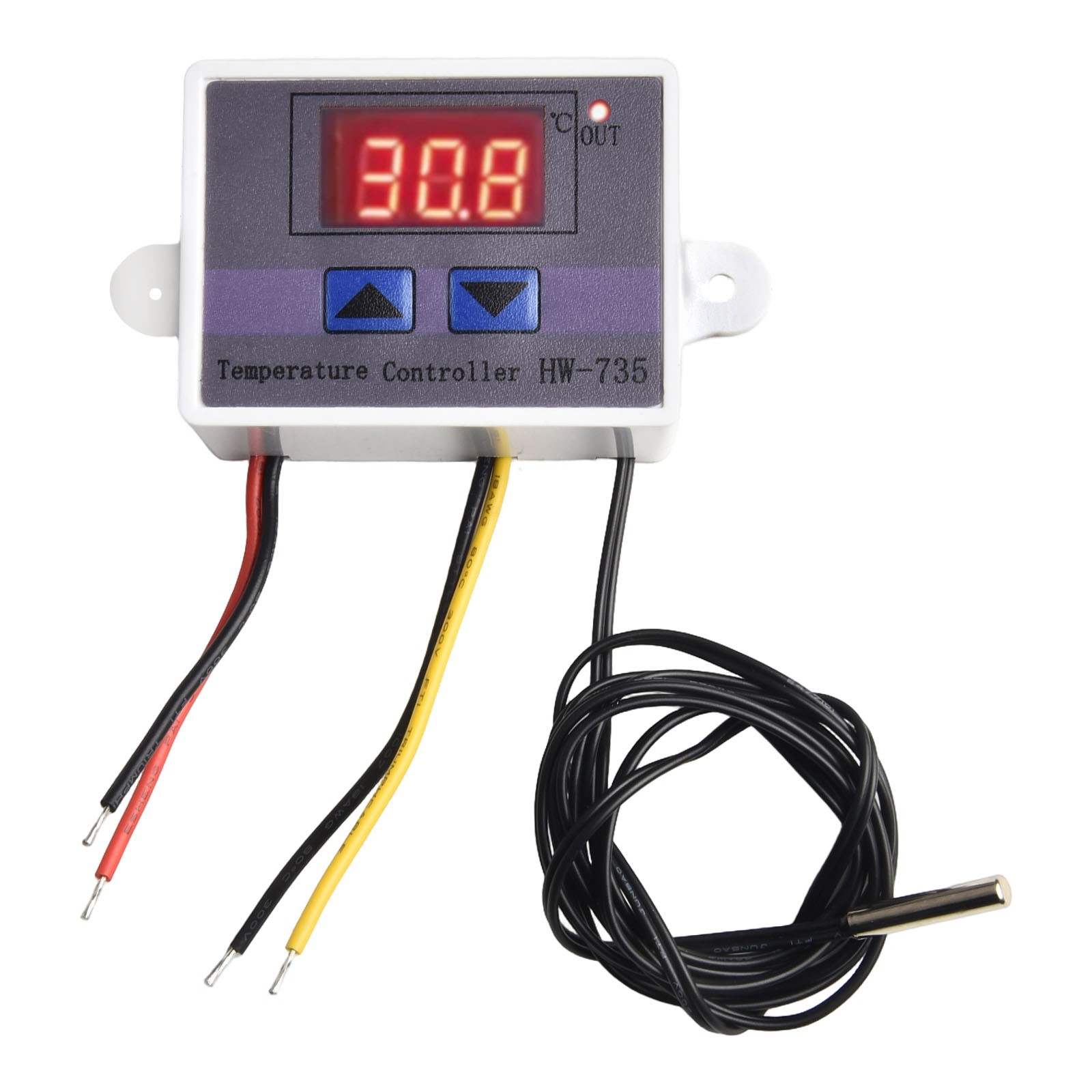 Dual Zone Temperature Controller Thermostat for Terrariums Water Tanks