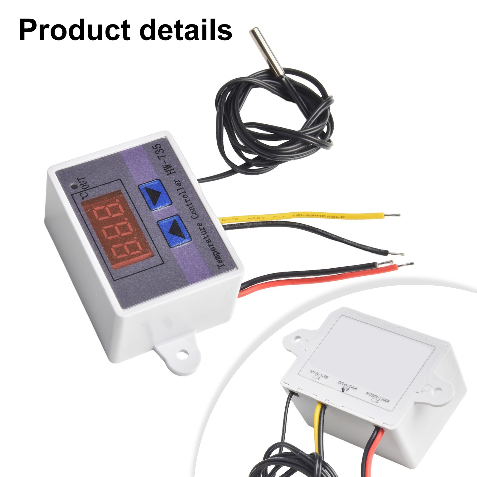 Dual Zone LED Temperature Controller for Terrariums/Industrial Chillers/Brewing