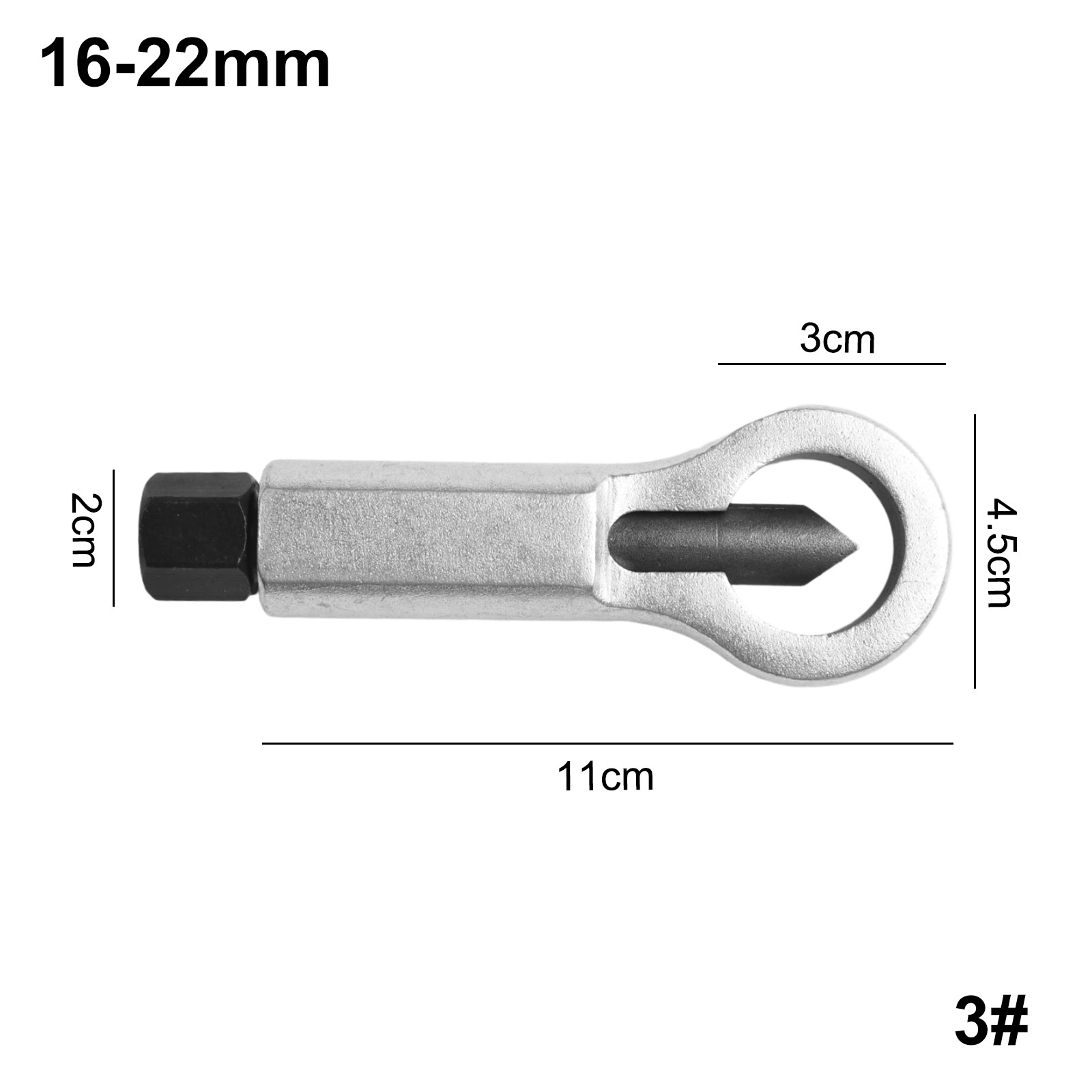 9-27mm Broken Damaged Corroded Stuck Nut Remover Tool Splitter Splitting - Picture 45 of 58