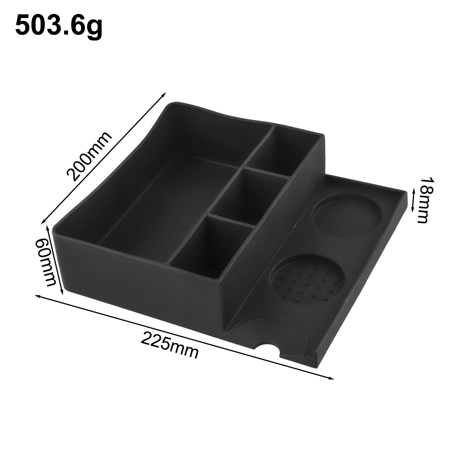 Tappetino antimanomissione antiscivolo accessorio espresso funzionale con conten - Imagen 40 de 44