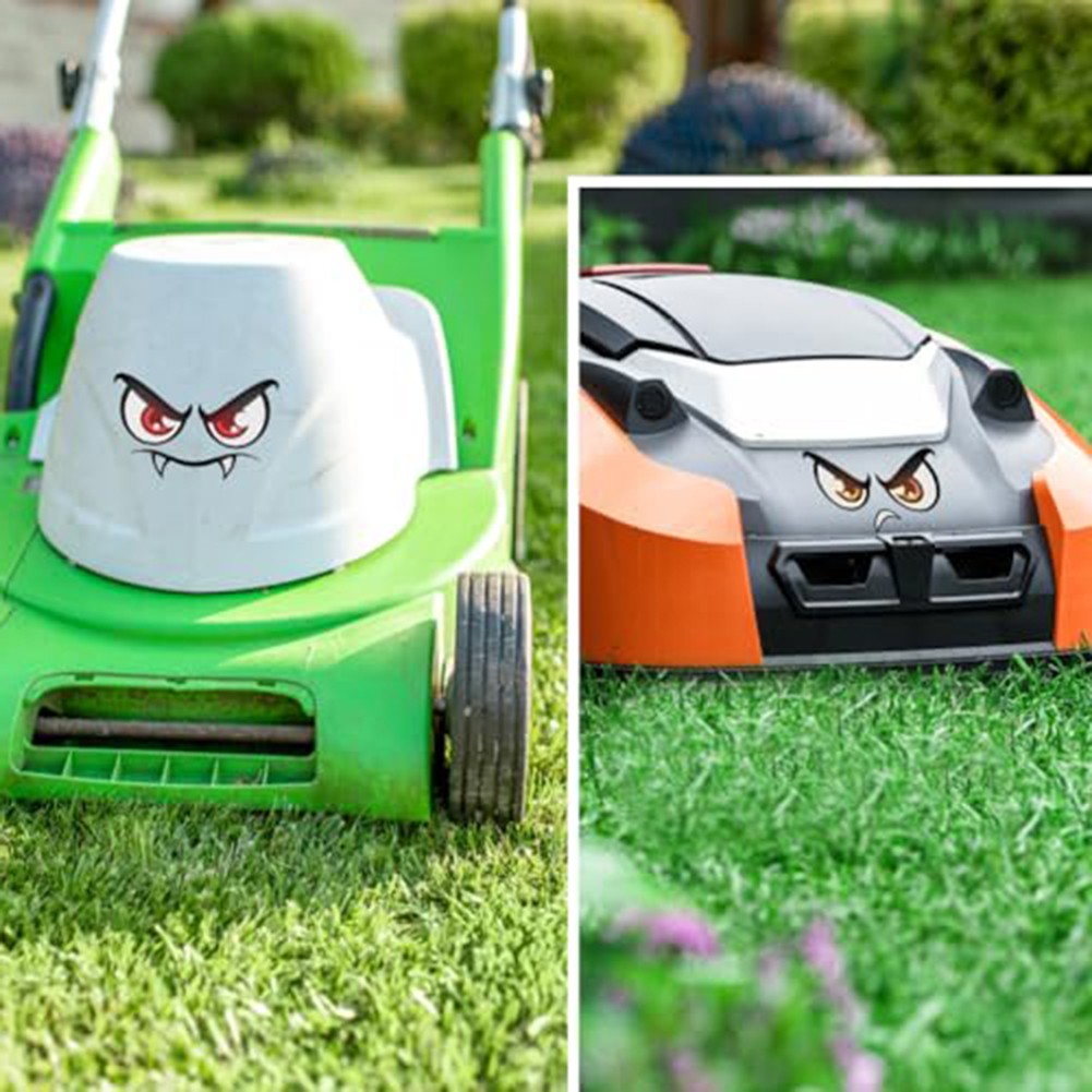 Dekorative reflektierende Augenklappen für Mähroboter einfache Anwendung - Bild 21 von 33