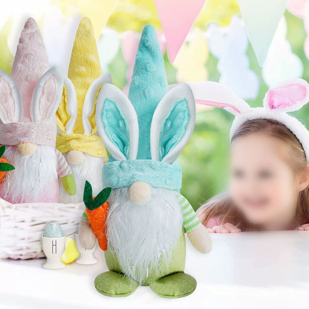 Outdoor Bunny Gnome Doll for Easter Decoration and Festive Celebrations - Picture 11 of 17