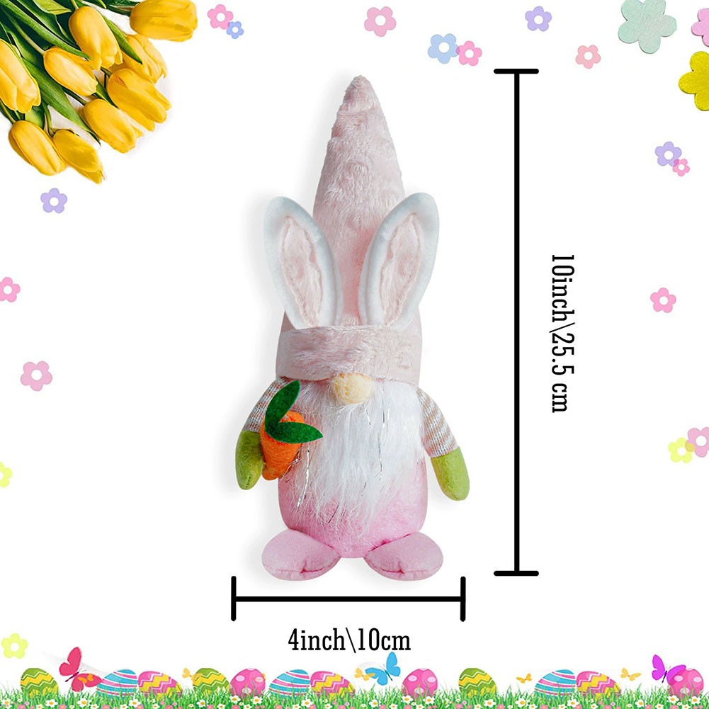 Outdoor Bunny Gnome Doll for Easter Decoration and Festive Celebrations - Picture 14 of 17