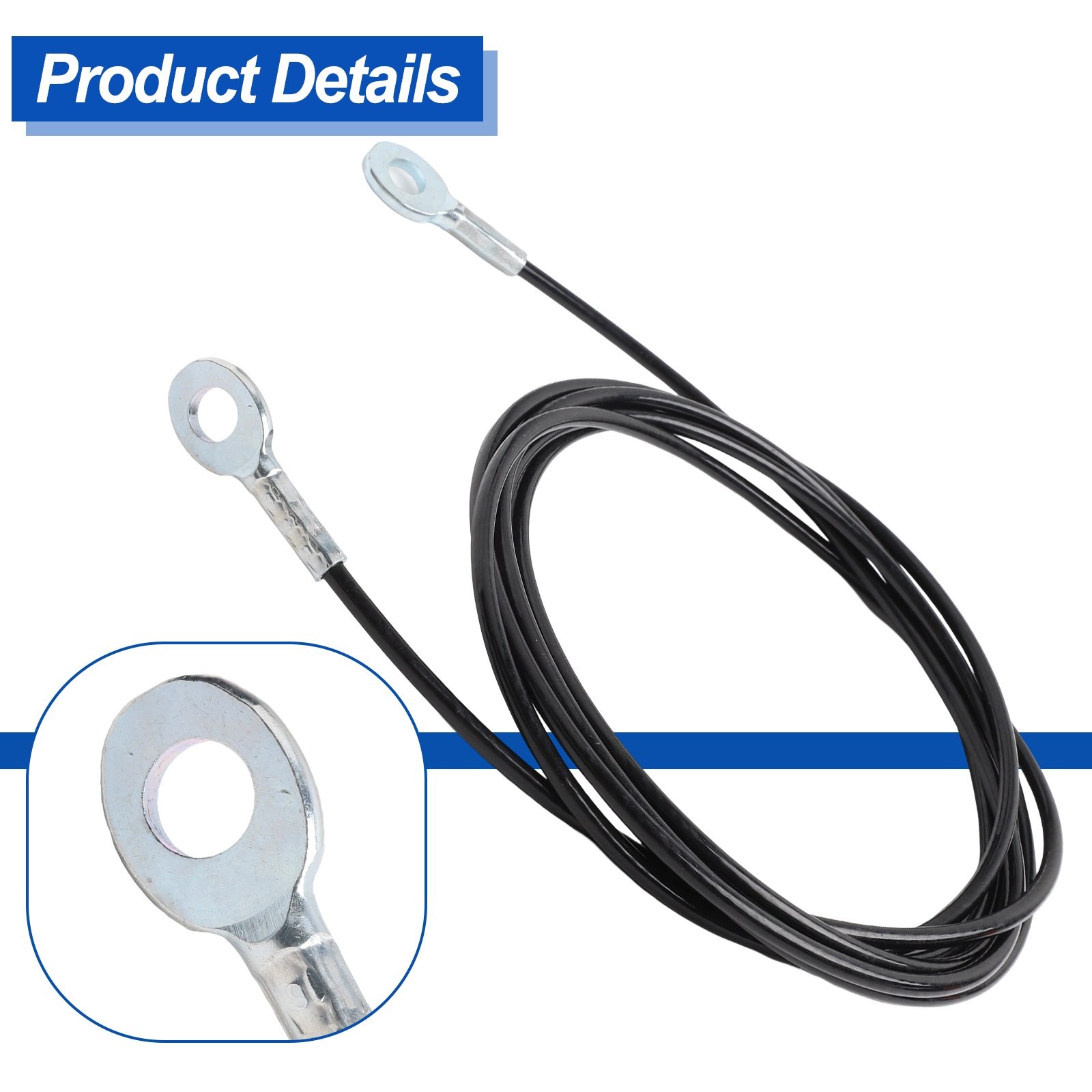 Noise Nylon Coated Fitness Gym Replacement Cable 5mm 2 5m 98 4'' 300g - Picture 30 of 37