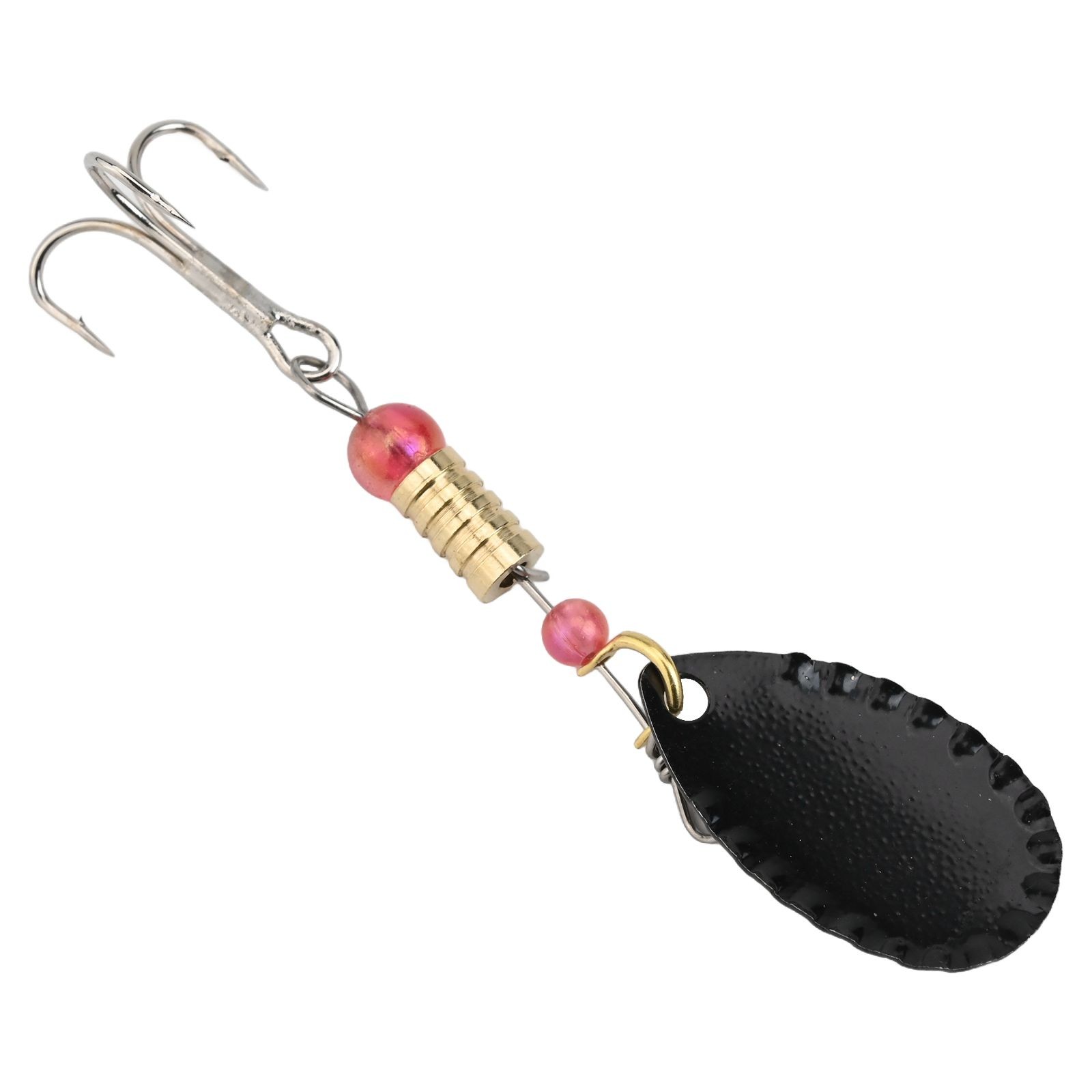 Kit Esche da Pesca 30PCS Spinner in Metallo in Scatola per Pesca Basse e Trote