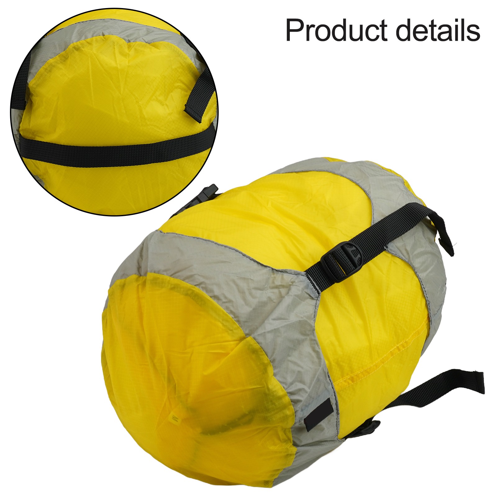 Outdoor Schlafsack Aufbewahrung mit starken Schnallen und Kompressionsriemen - Bild 22 von 26