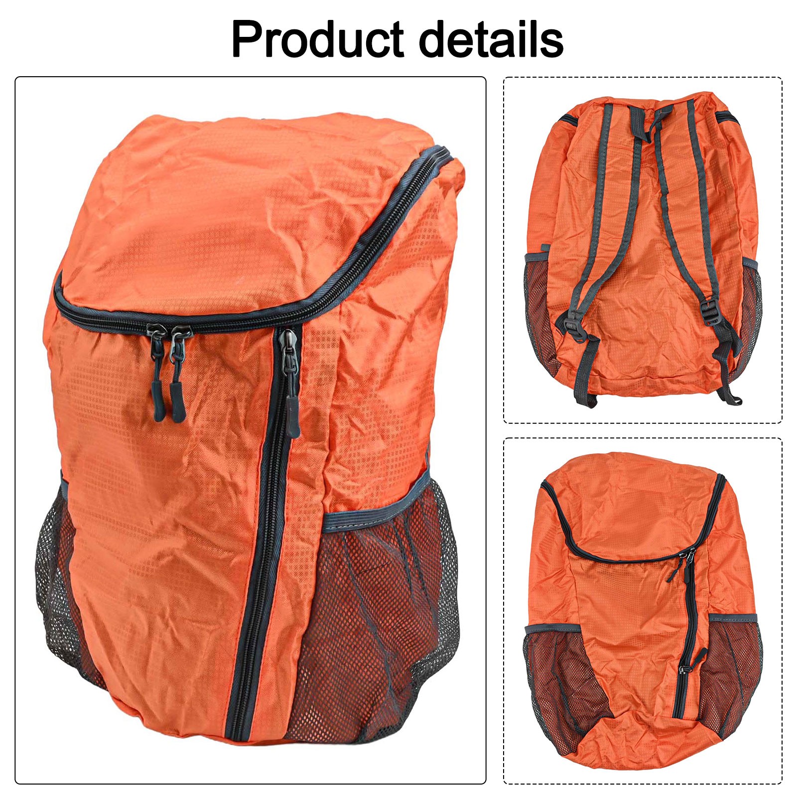 Lightweight Waterproof Nylon Backpack for Travel and Outdoor Activities