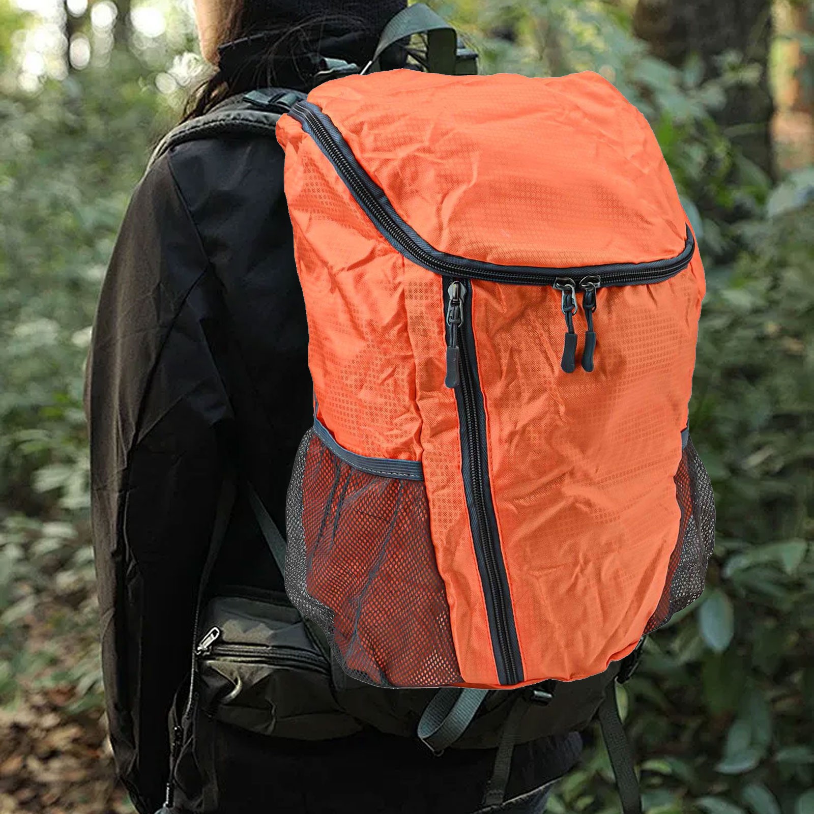 Lightweight Waterproof Nylon Backpack for Travel and Outdoor Activities