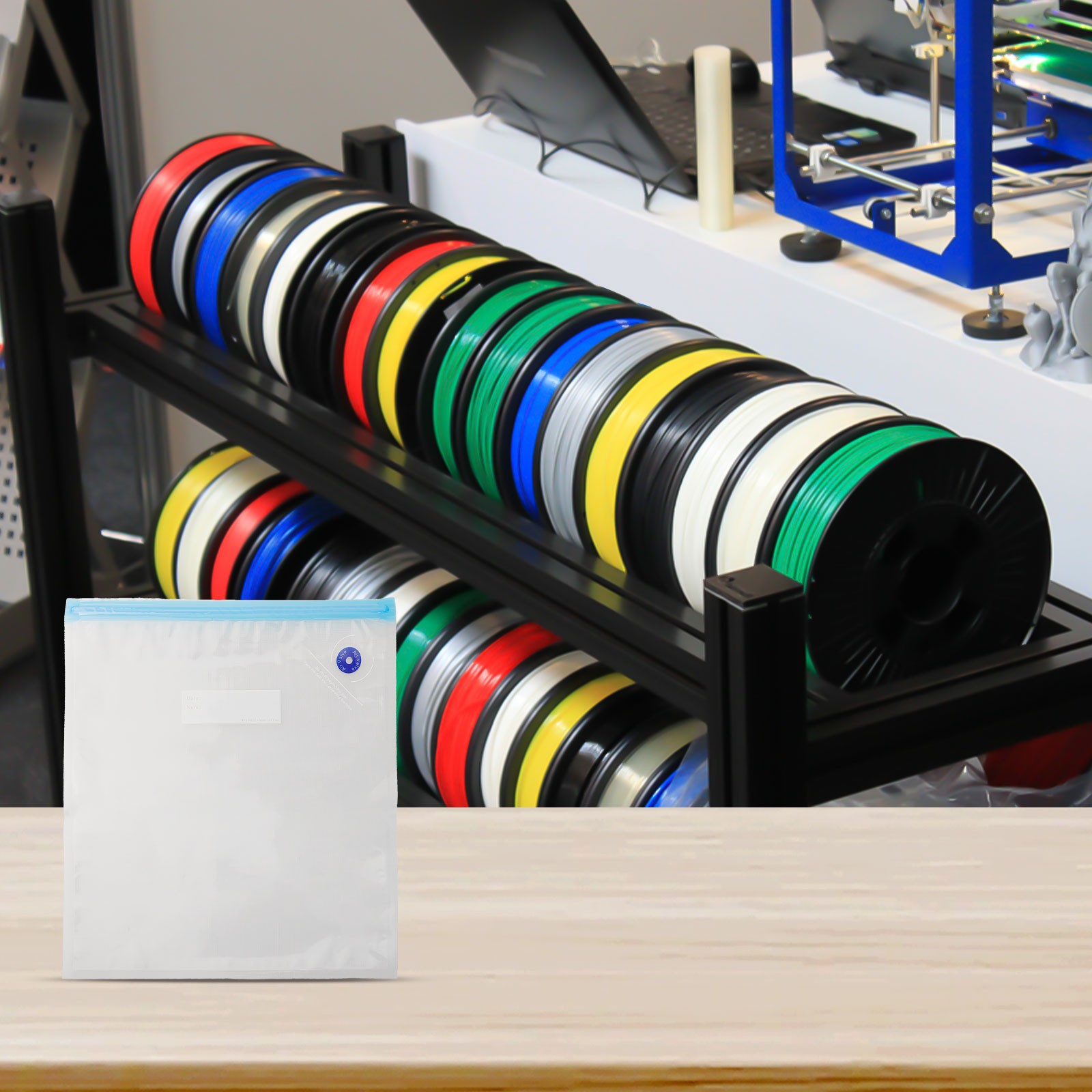 Airtight for PROTECTION Optimal Size Bag for Various For 3D Printer Materials