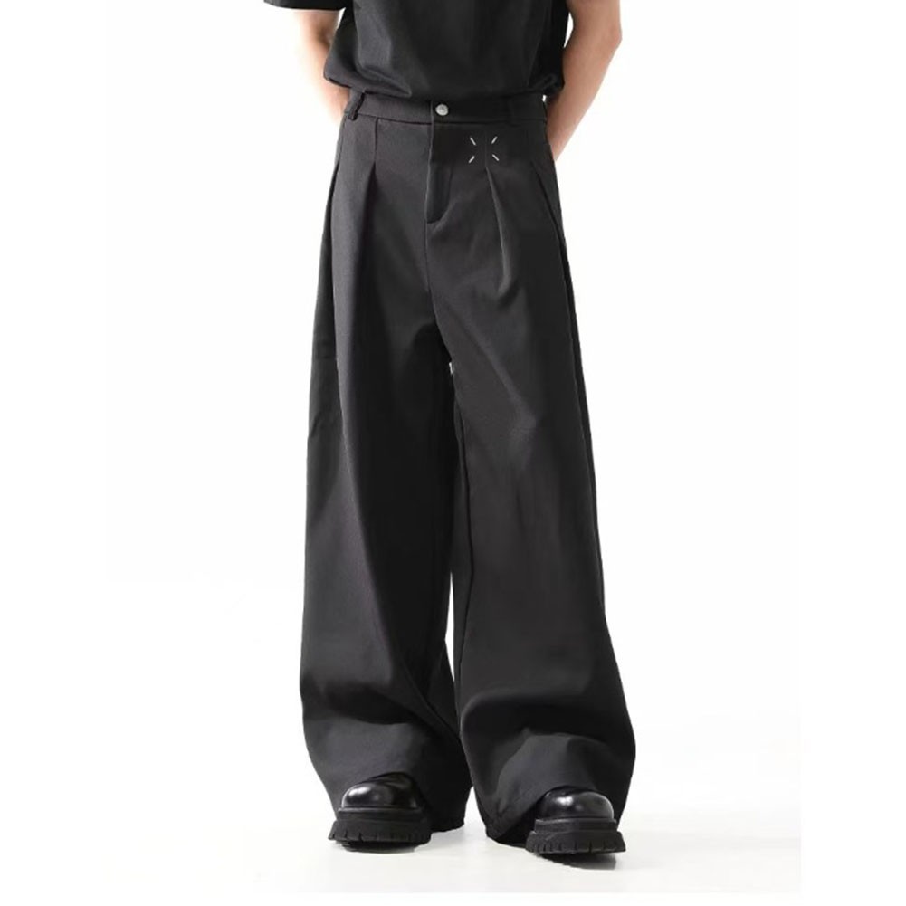 Pantalon ample drapé pour homme compagnon officiel parfait pour vêtements de vacances