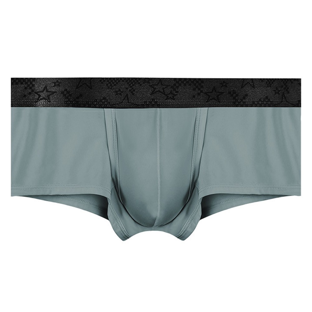Diverse Color Options Men's Seamless Boxers Made from Softest Ice Silk Fabric