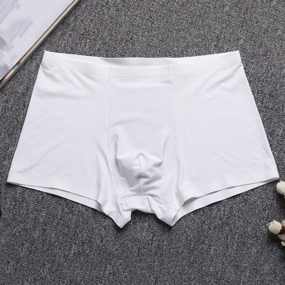 Breathe Easy with These Mens Seamless Mesh Boxer Briefs Comfortable Fit