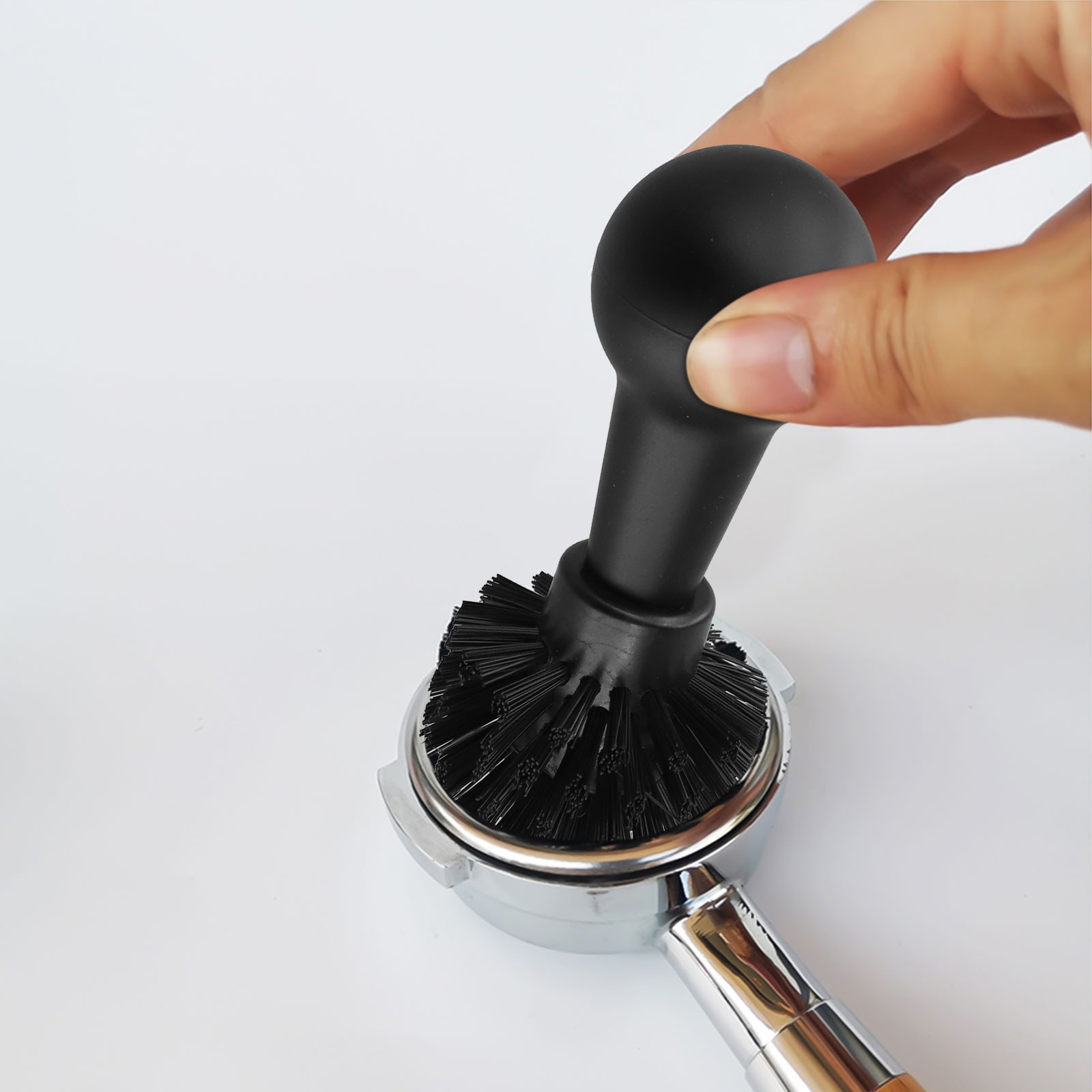 Coffee Basket Cleaning Brush with Ergonomic Handle for 51mm and 58mm Baskets - Picture 15 of 26