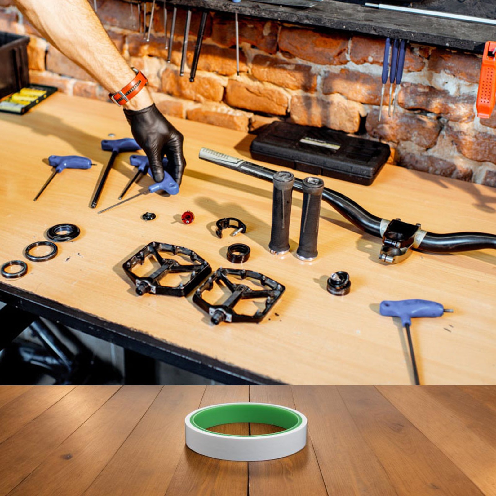 Nastro per cerchi tubeless 10m per ruote bici con resistenza ad alta pressione - Foto 14 di 26