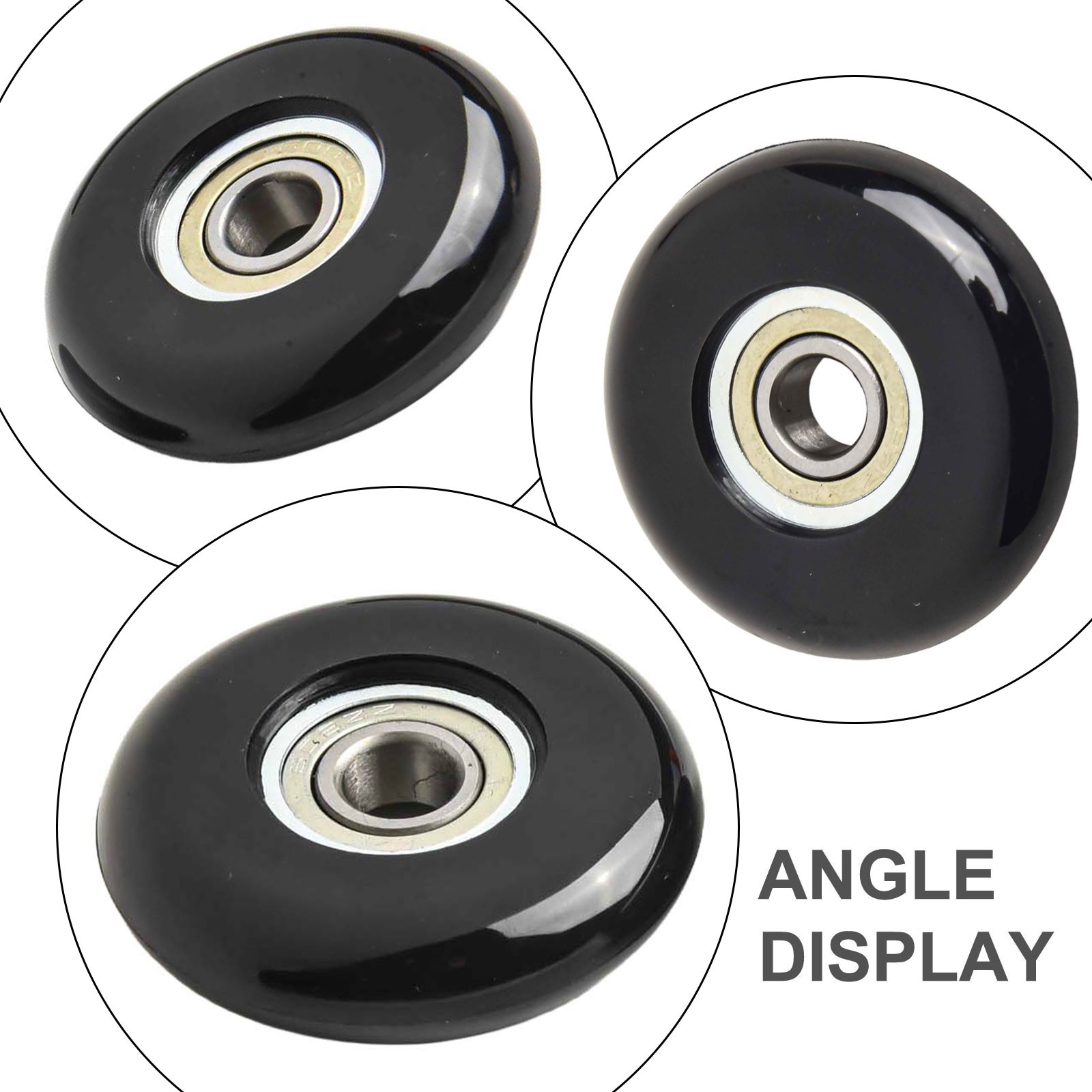 4PCS Rubber Cushion Wheel Bearings 43mm Pulleys for Rowing Machine Upgrade - Picture 16 of 25