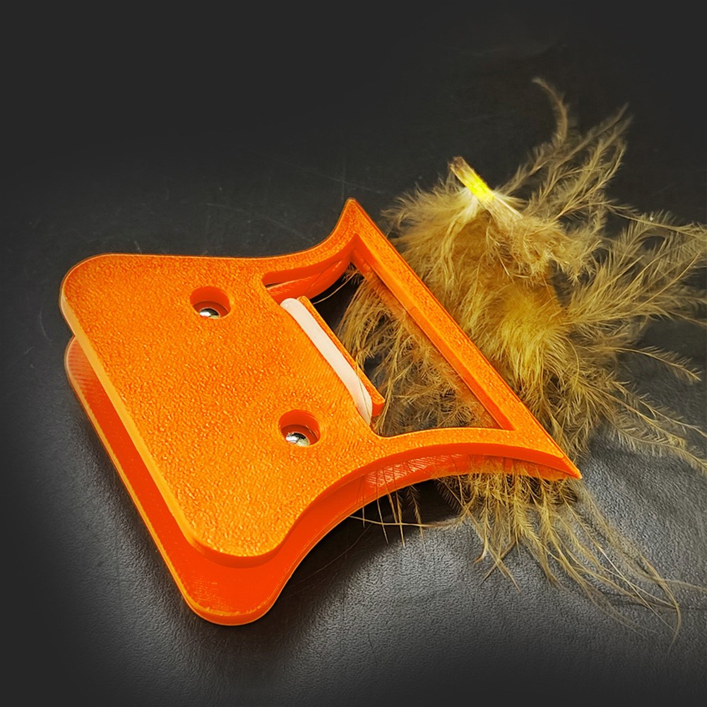 Outil de acheter pince à plumes en plastique léger pour attacher efficacement les mouc