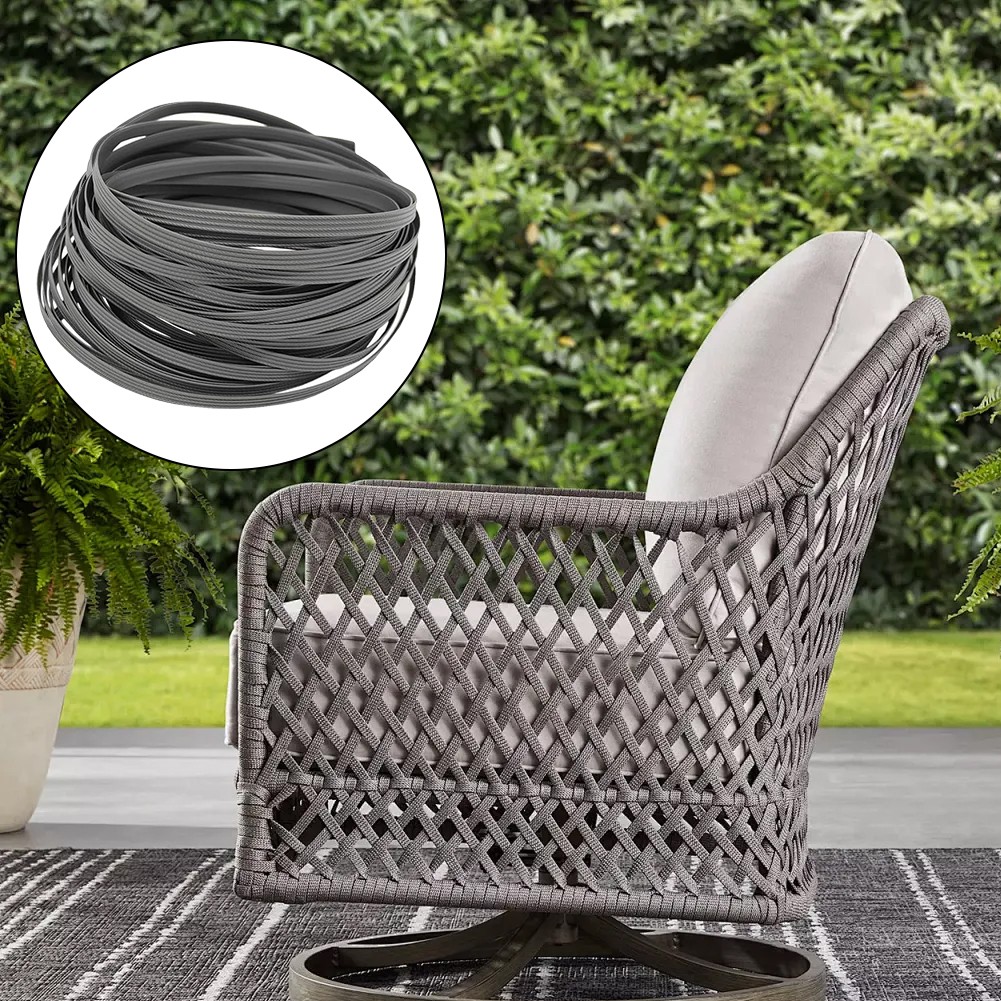 PE Rattan Webmaterial Reparaturset für Möbel 8 mm breit und lang - Bild 23 von 29