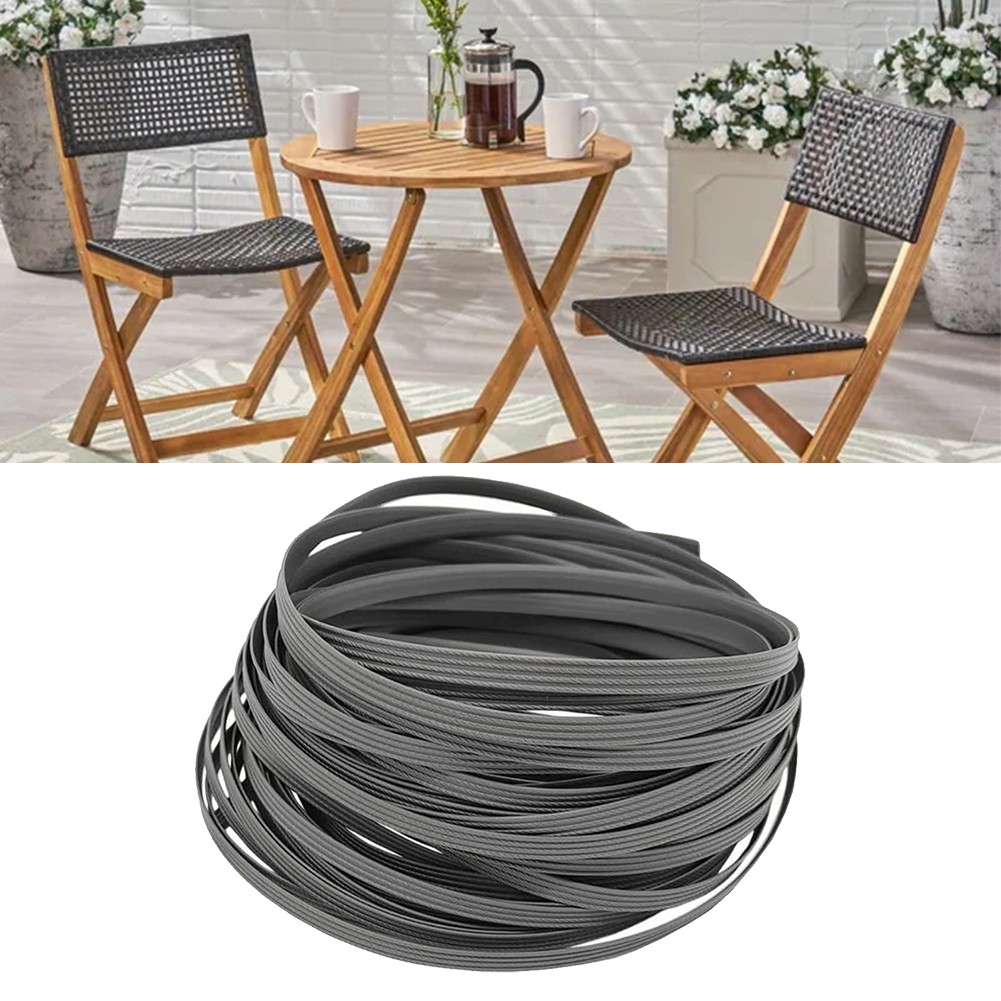 PE Rattan Webmaterial Reparaturset für Möbel 8 mm breit und lang - Bild 20 von 29
